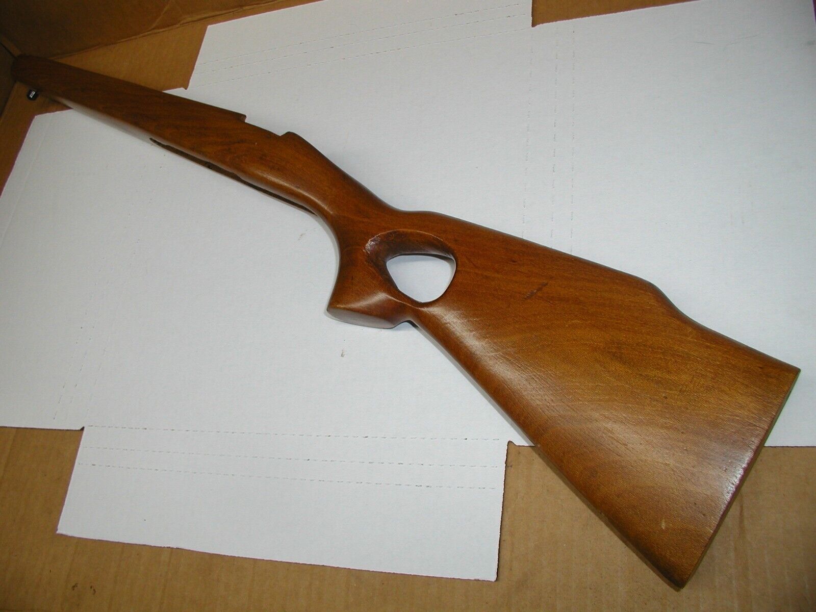 Fabrica de Armas Oviedo 1902 Mauser Rifle - Stock, Wood w/ Finger Hole