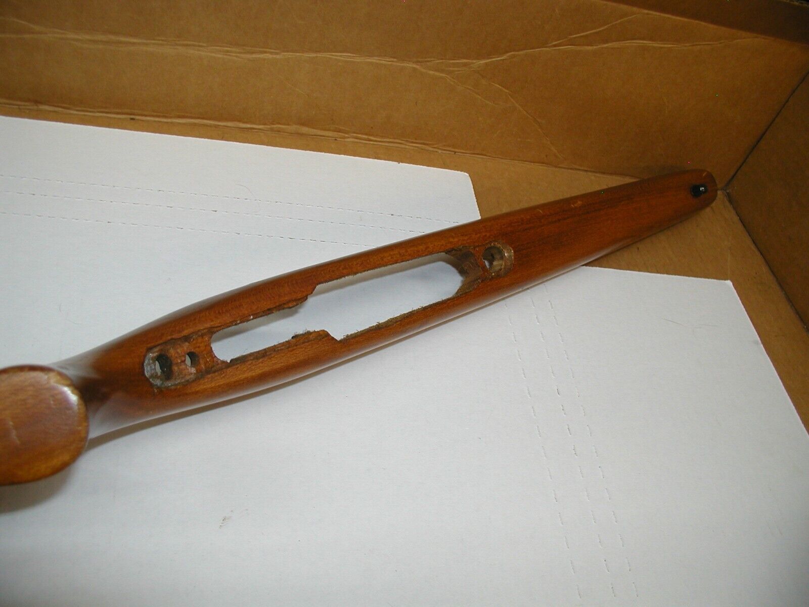 Fabrica de Armas Oviedo 1902 Mauser Rifle - Stock, Wood w/ Finger Hole - Image 9