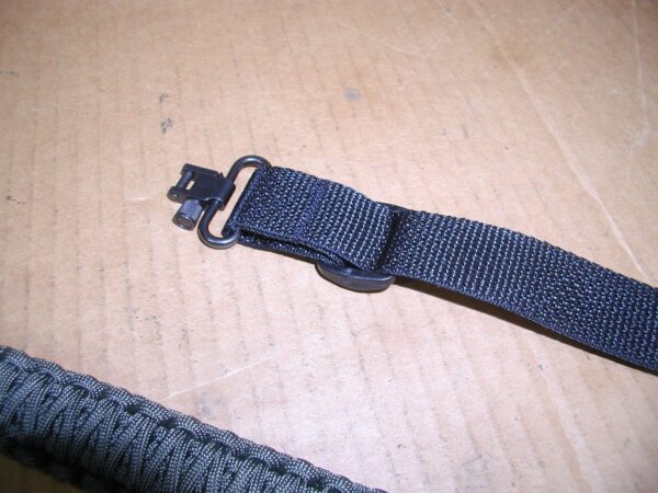 Paracord Sling With Swivels - Green 51" - Image 3