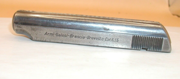 Armi Galesi Brescia Brevetto Cal 6.35 - Slide, Stripped - Image 5