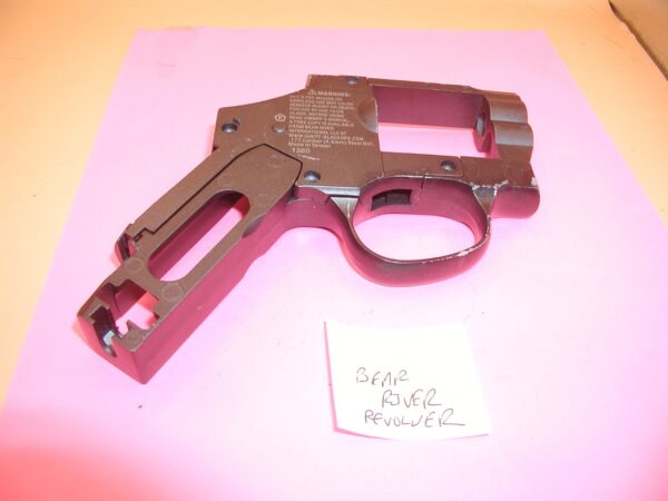 Bear River 357 Air Gun Revolver - Frame and Side Plate, Black