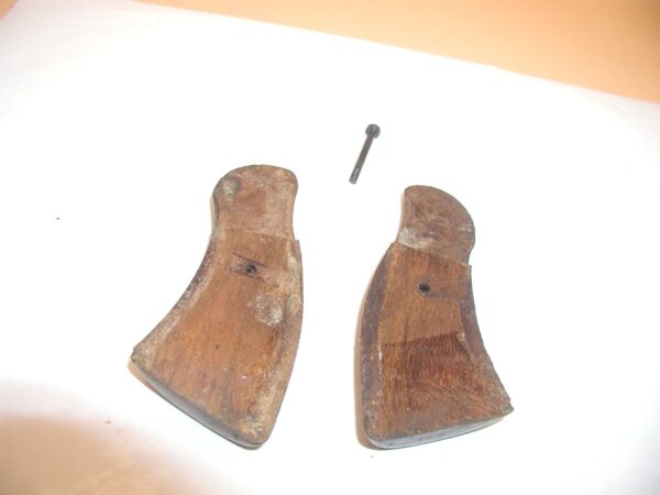 Omega Model 32 .32S&W - Grips Wood w/Screw and Nut - Image 4