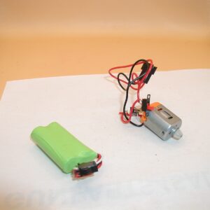 Unknown Make Airsoft Rifle - Battery and Motor Assembly