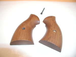 bbm starter revolver blank wood grips with screw and nut