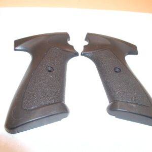 crosman american classic p1322 air pistol grips, black, left and right