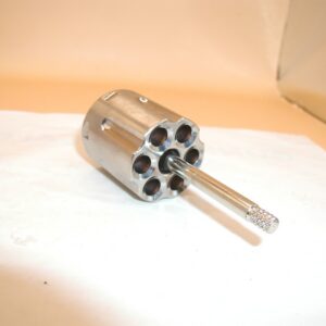 crosman sr.357 metal bb revolver cylinder assembly, chrome