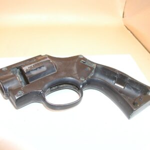 crosman 38t revolver frame and side plate, black