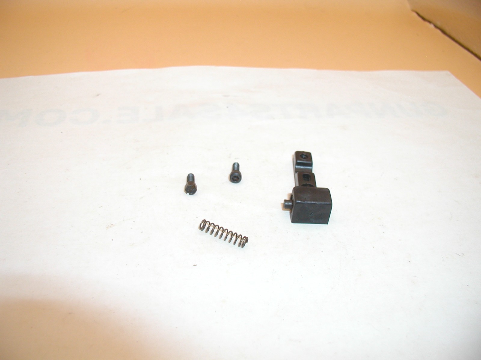 hi point pistol model c c9 rear sight base, screws and spring hi point pistol model c c9 rear sight base, screws and spring